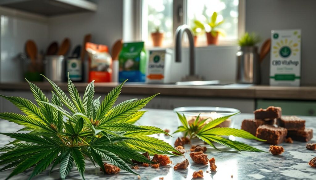 Cannabis für THC-Brownies