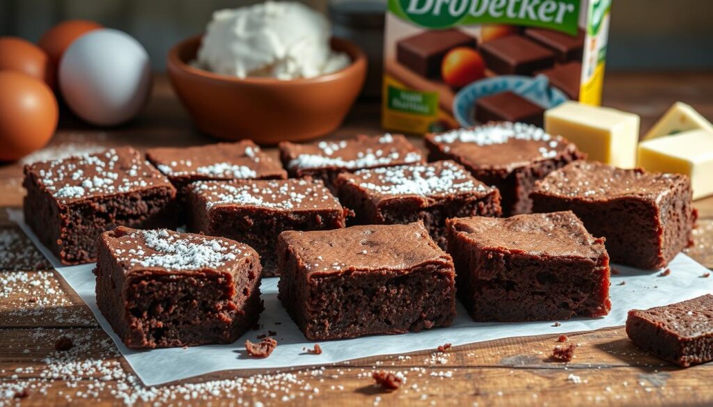 Hash Brownies mit Dr. Oetker Backmischung